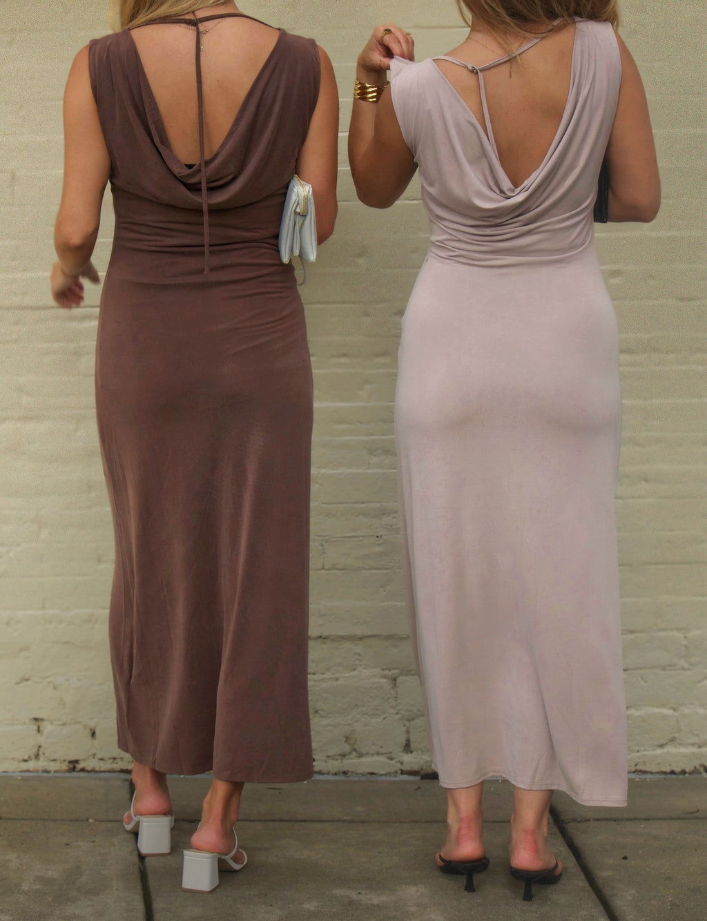 Collectique SERENE MIDI DRESS dresses Collectique Small / Brown