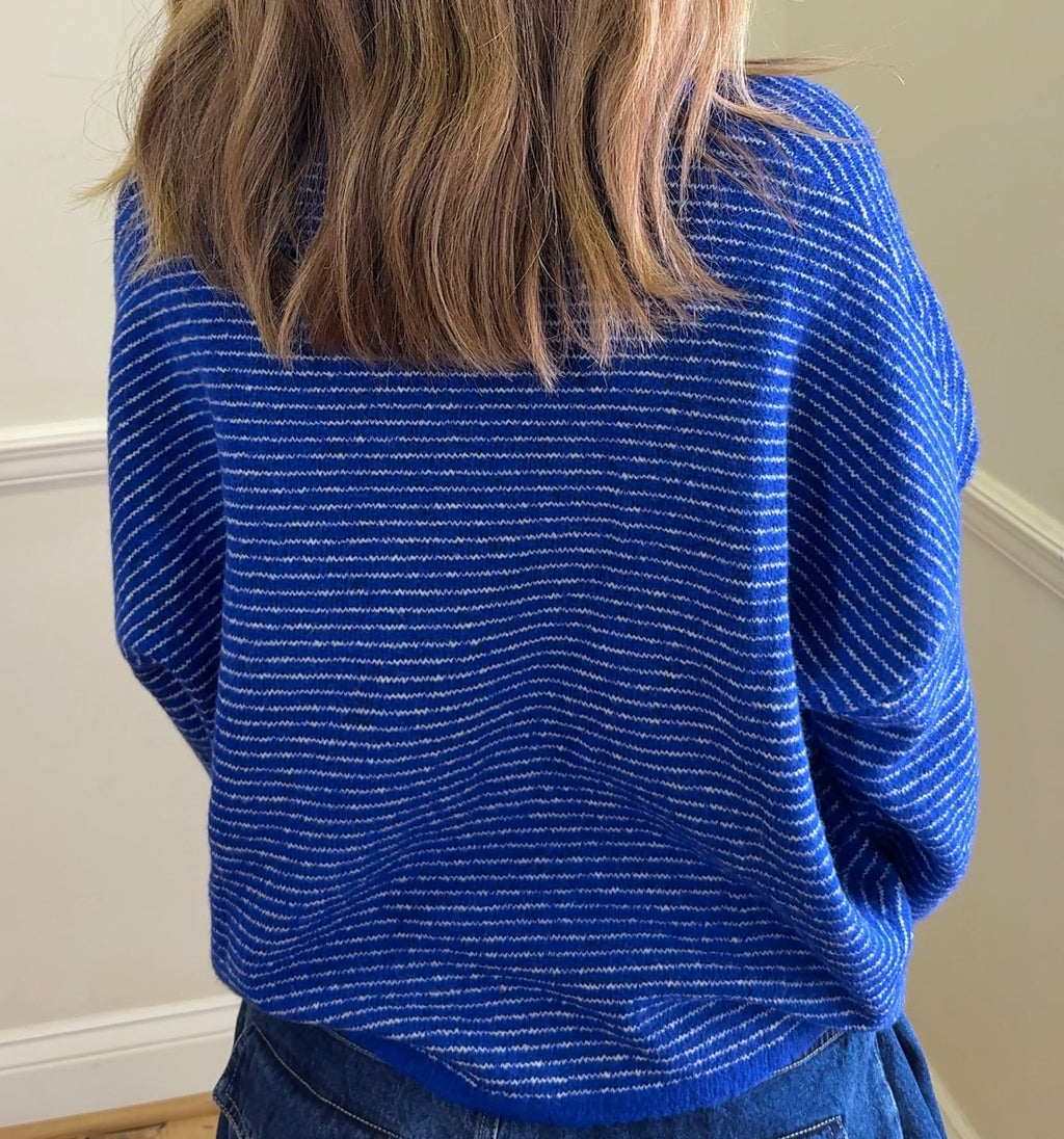 Piper Cardigan - Pin Striped
