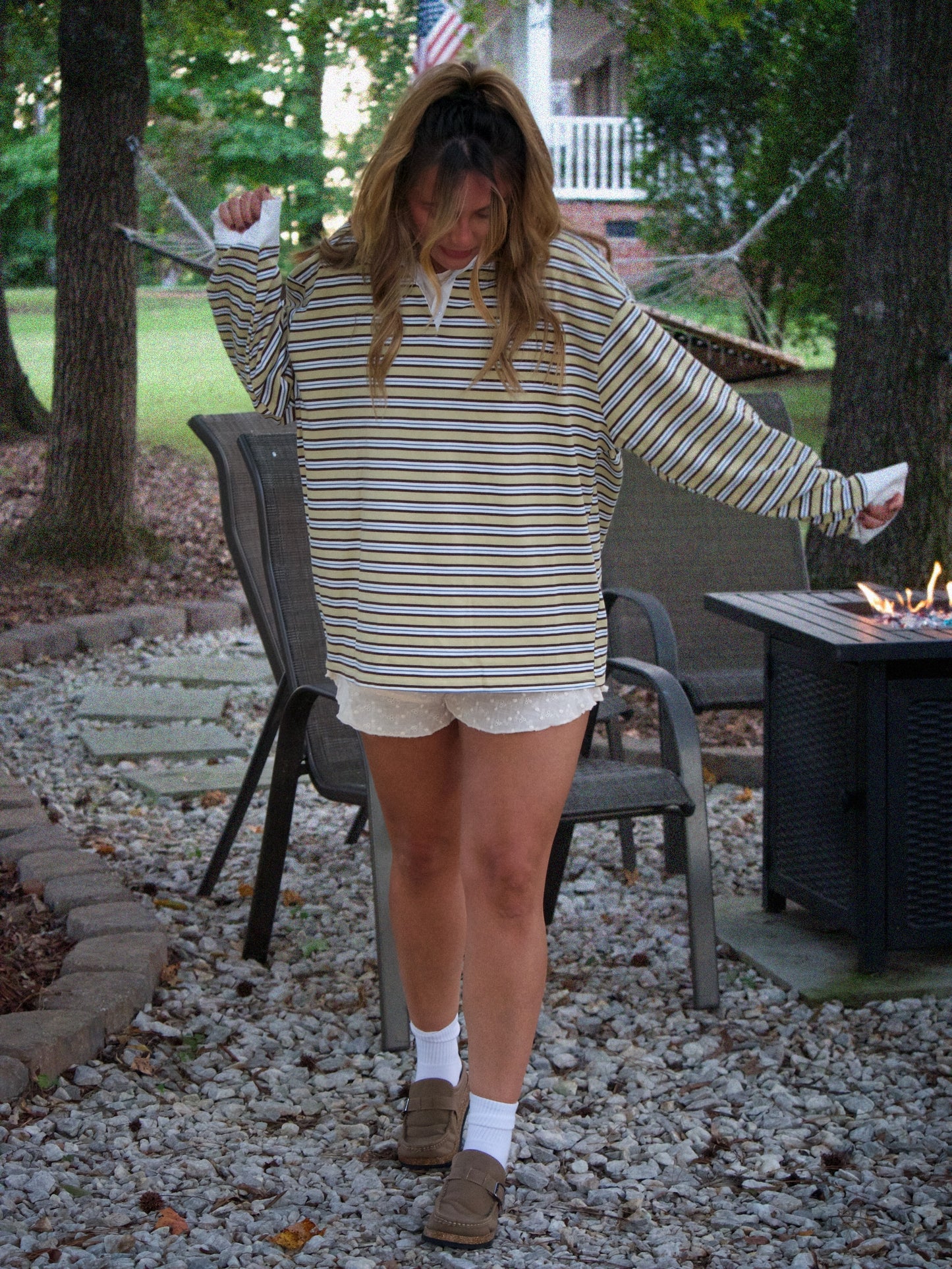 Striped Collared Shirt