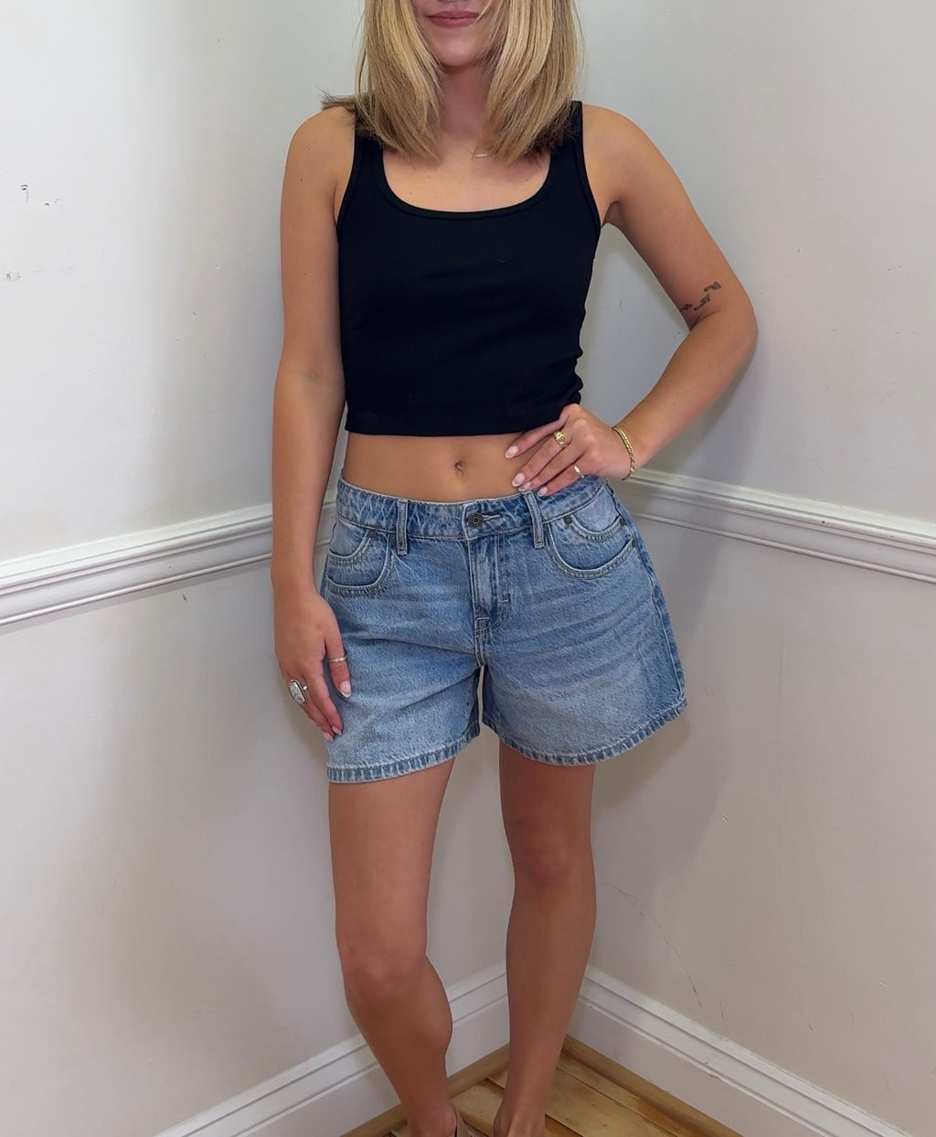 Collectique Sam Barrel Shorts bottoms Hidden Jeans S Collectique S Hidden Jeans bottoms Sam Barrel Shorts