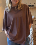 Mineral Wash Oversized Crew Neck T-Shirts