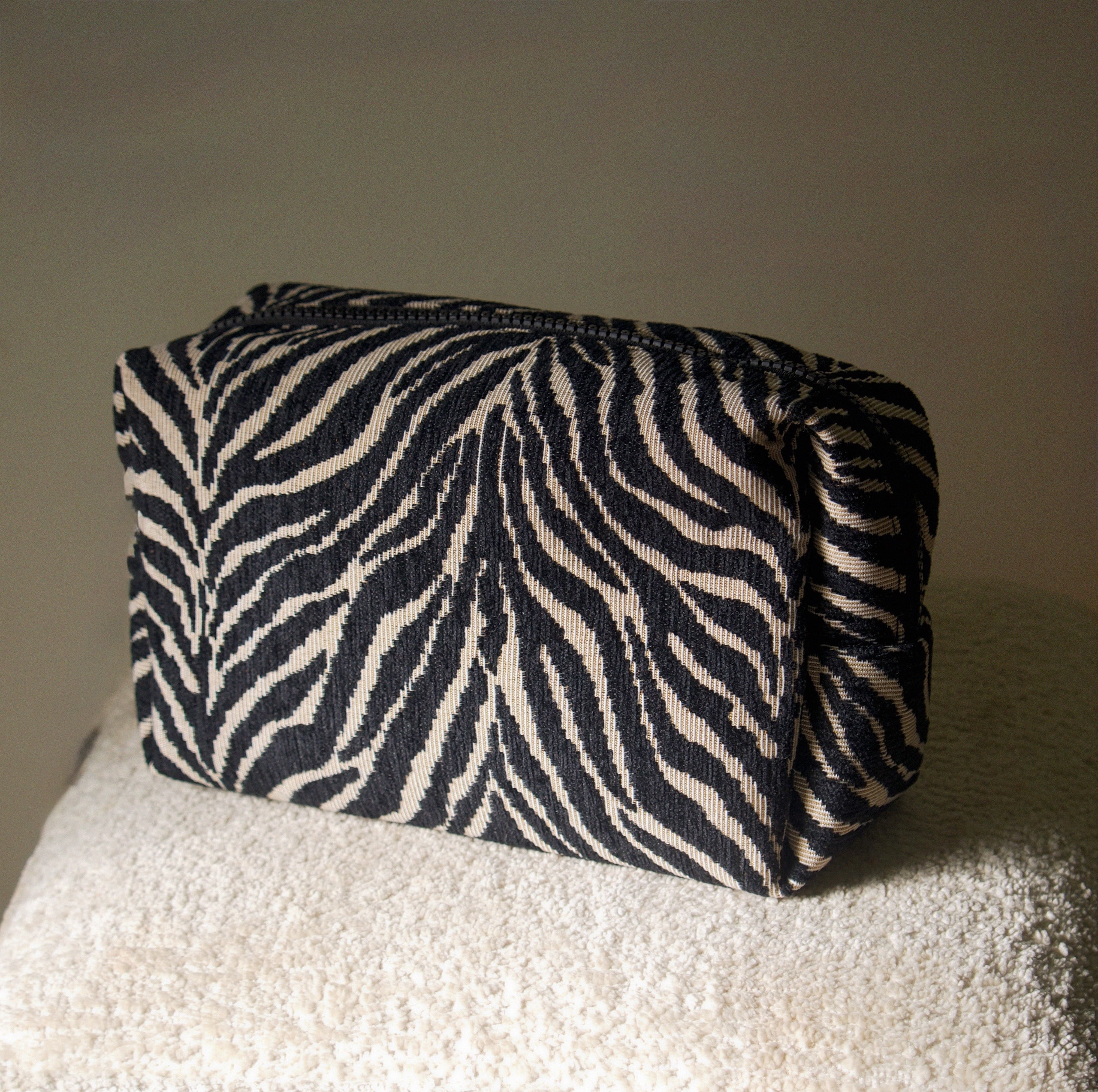 Zebra Cosmetic Bag