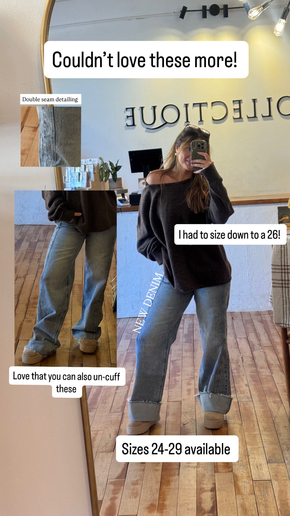 OLIVIA HIGH RISE DENIM