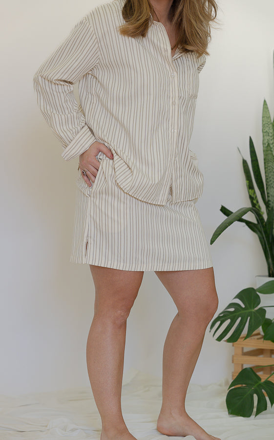 Collectique Striped Skirt SKIRTS Collectique Small