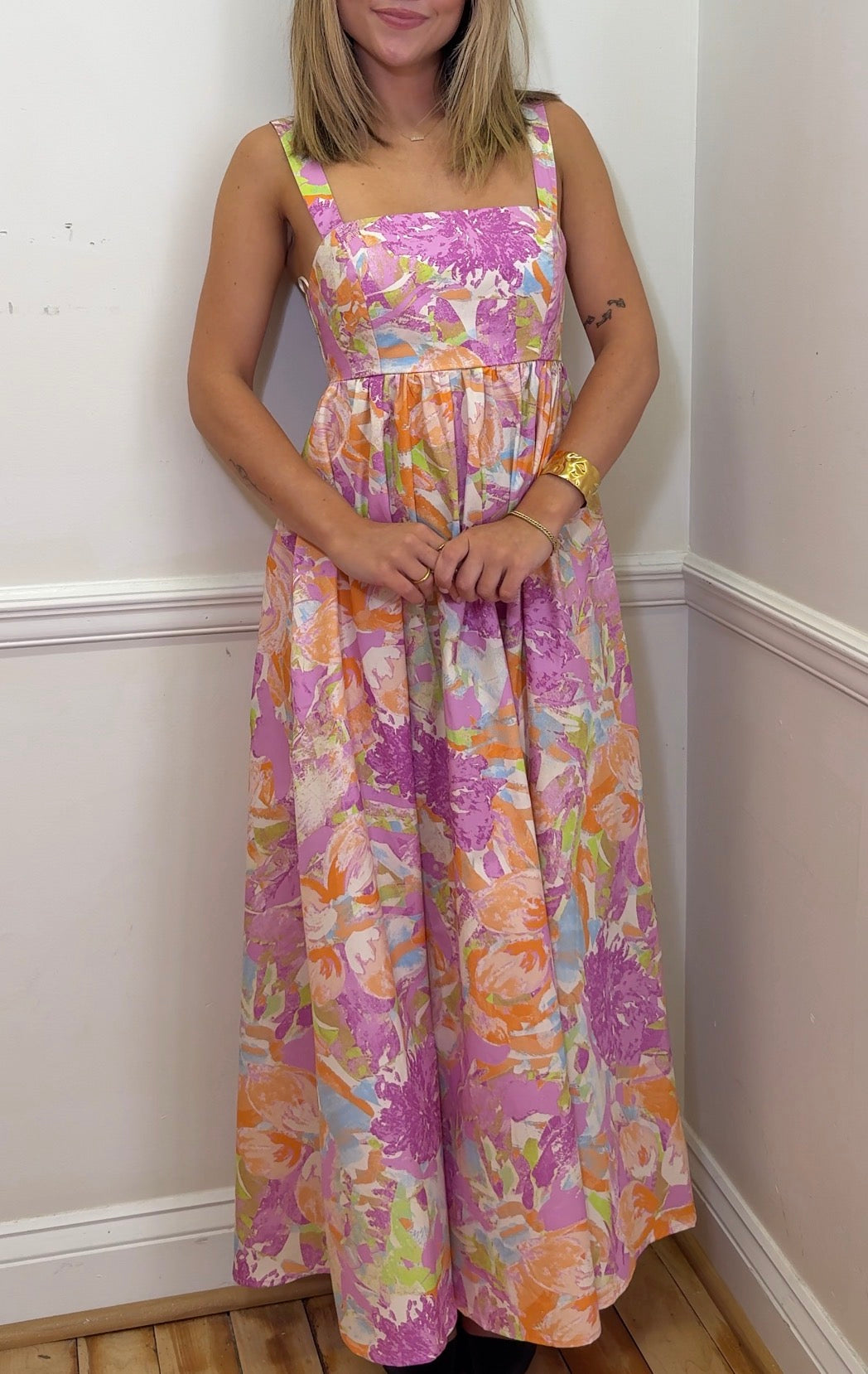 Watercolor Maxi Dress