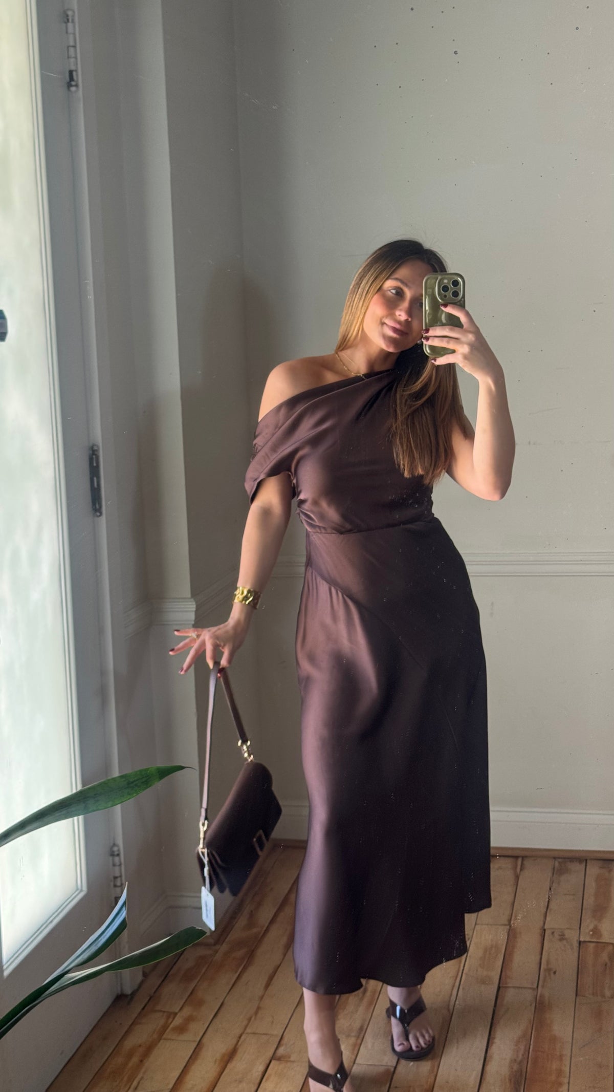 Bailee Brown SATIN DRESS