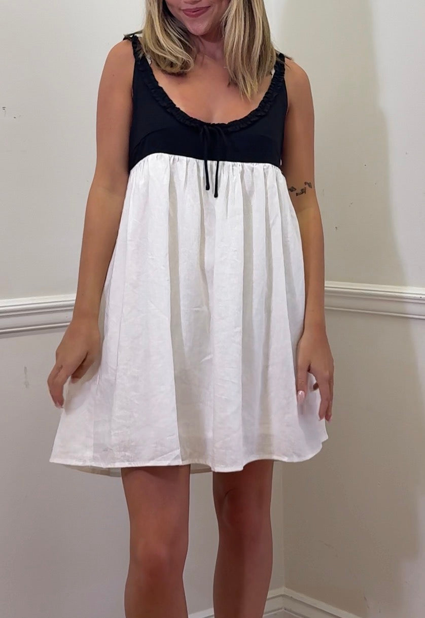 Kamari Contrast Breeze Mini Dress