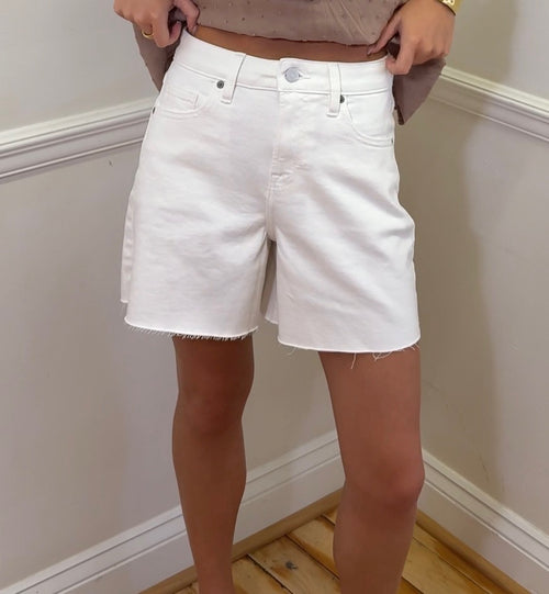 5” INSEAM HIGH RISE AVA A-LINE SHORTS