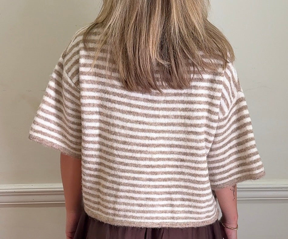 Cozi Striped Cardigan