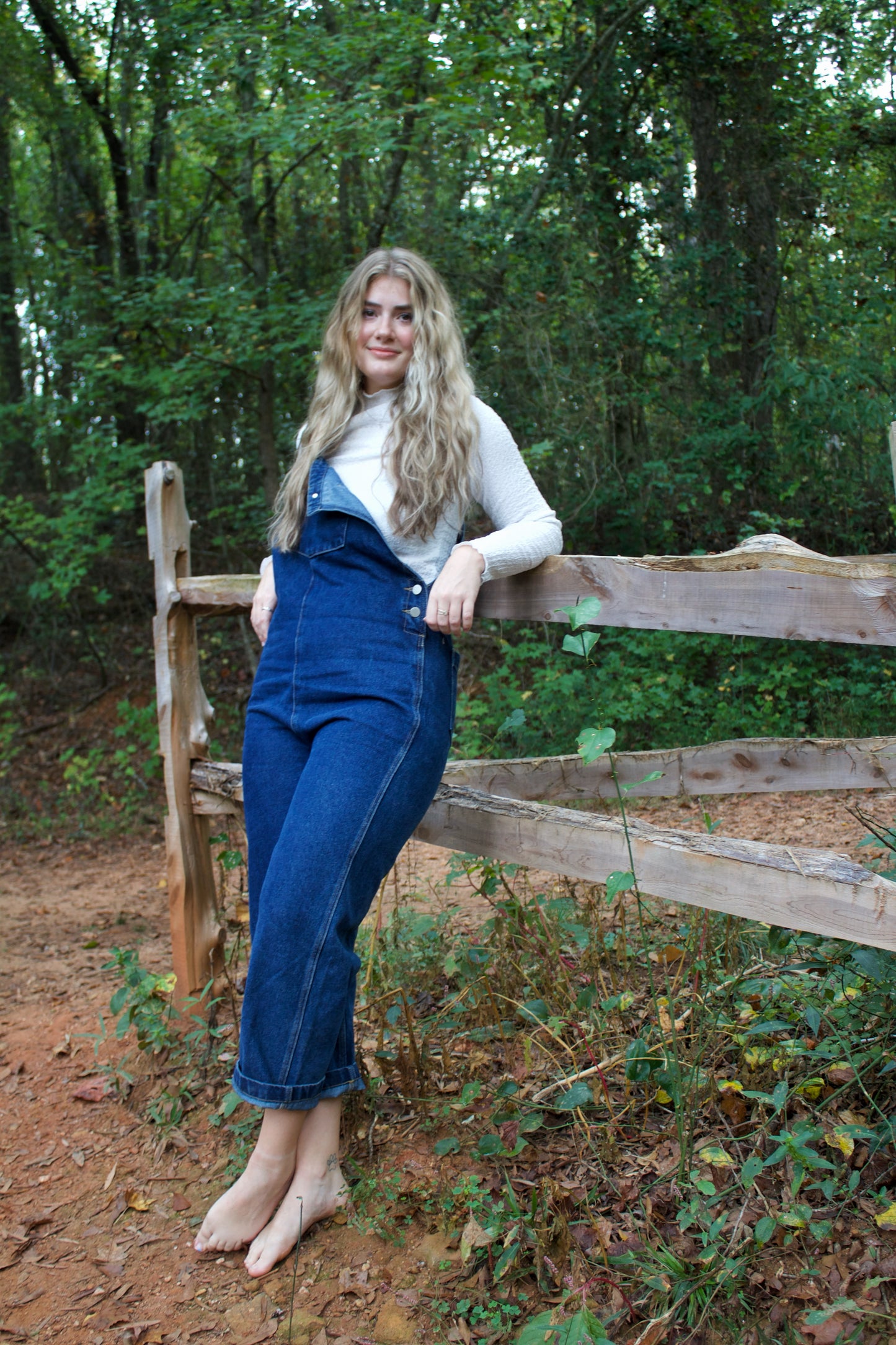 Denim Wash Overalls