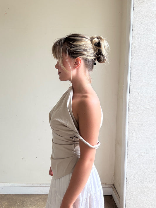 Hallie Drape Blouse