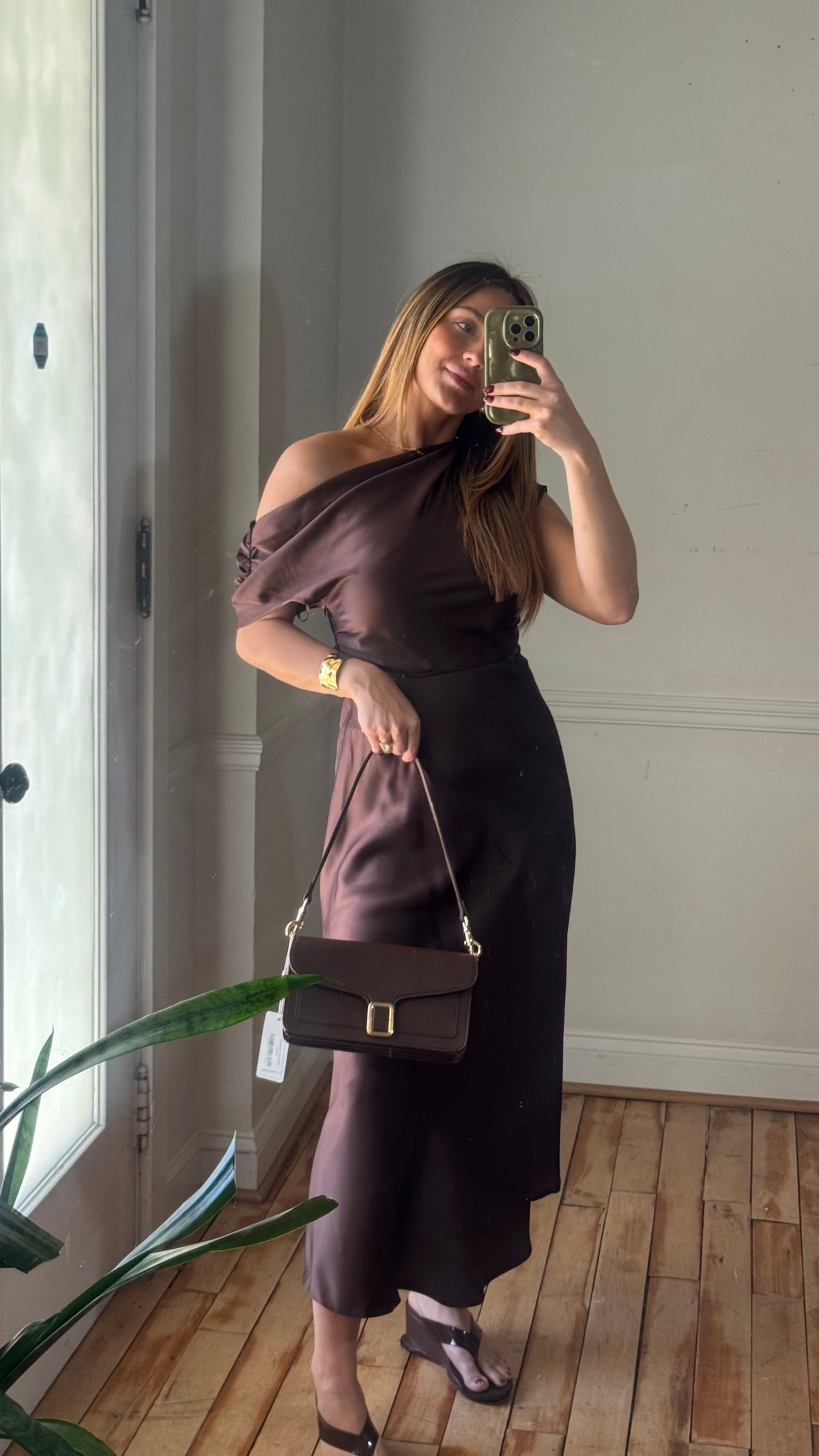 Bailee Brown SATIN DRESS