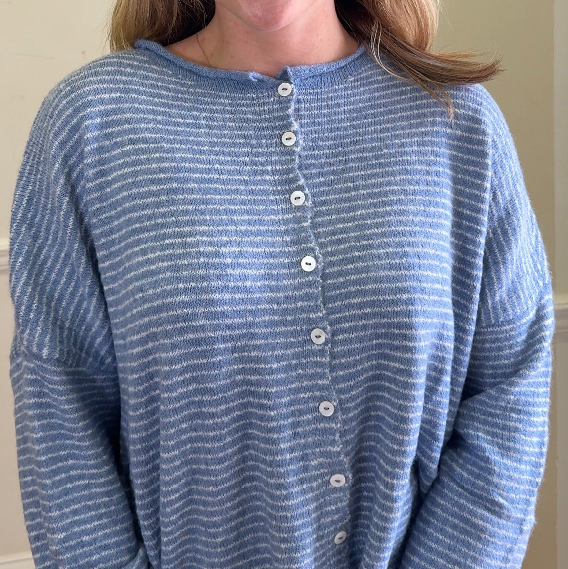 Piper Cardigan - Pin Striped