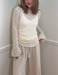 Collectique Asher Mesh Top Top GILLI S / IVORY Collectique S / IVORY GILLI Top Asher Mesh Top