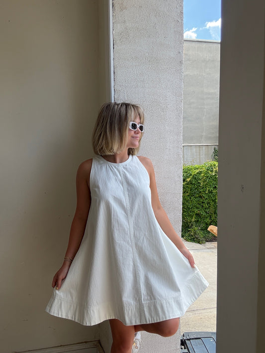 A-Line Denim Dress