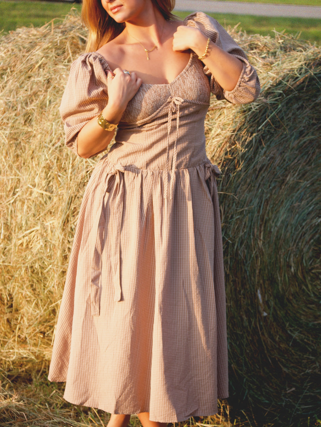 Amelia Gingham Dress