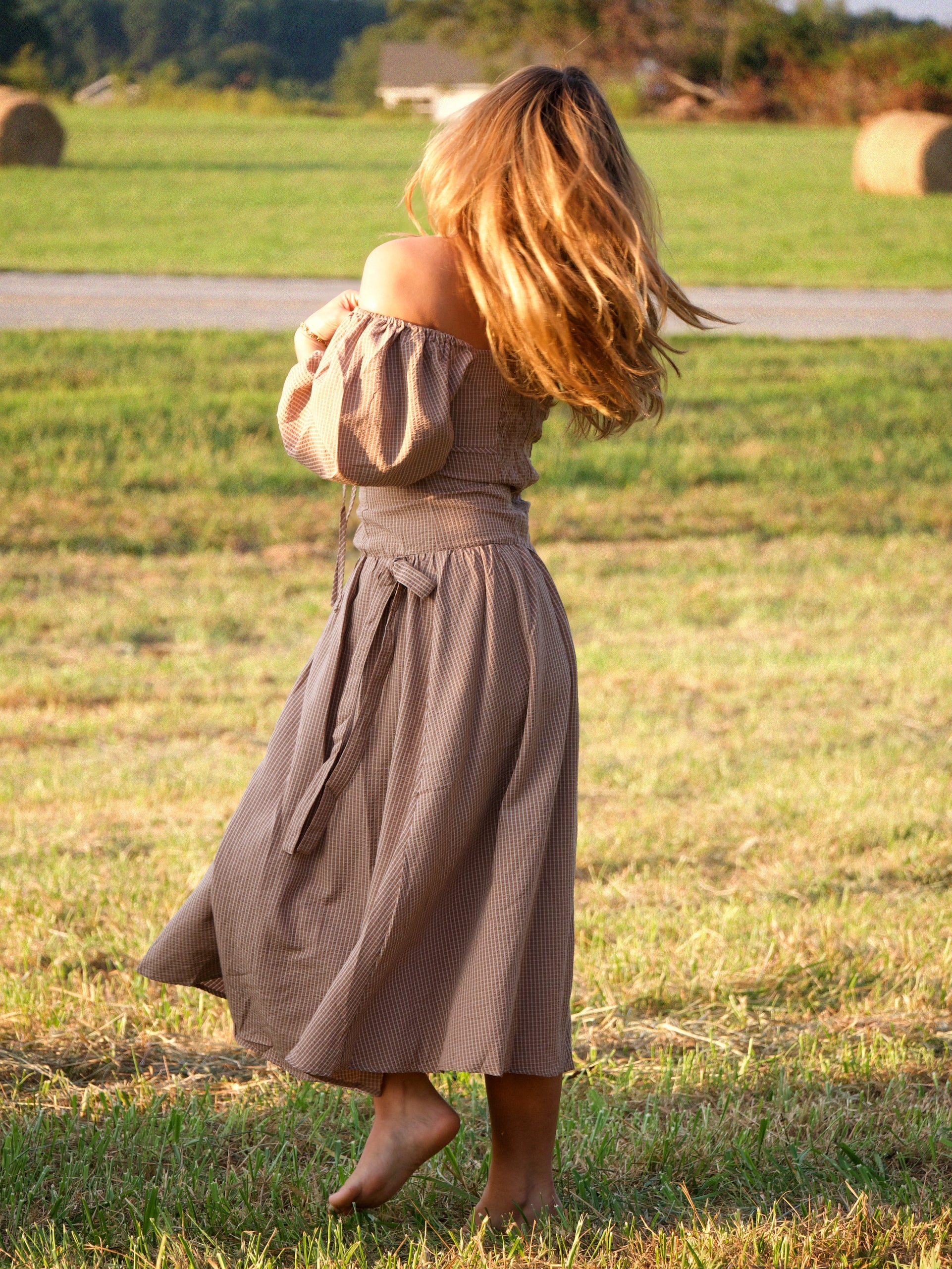 Amelia Gingham Dress