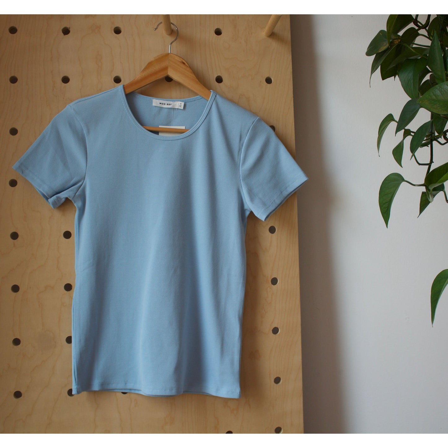 Soft Blue Basic Top