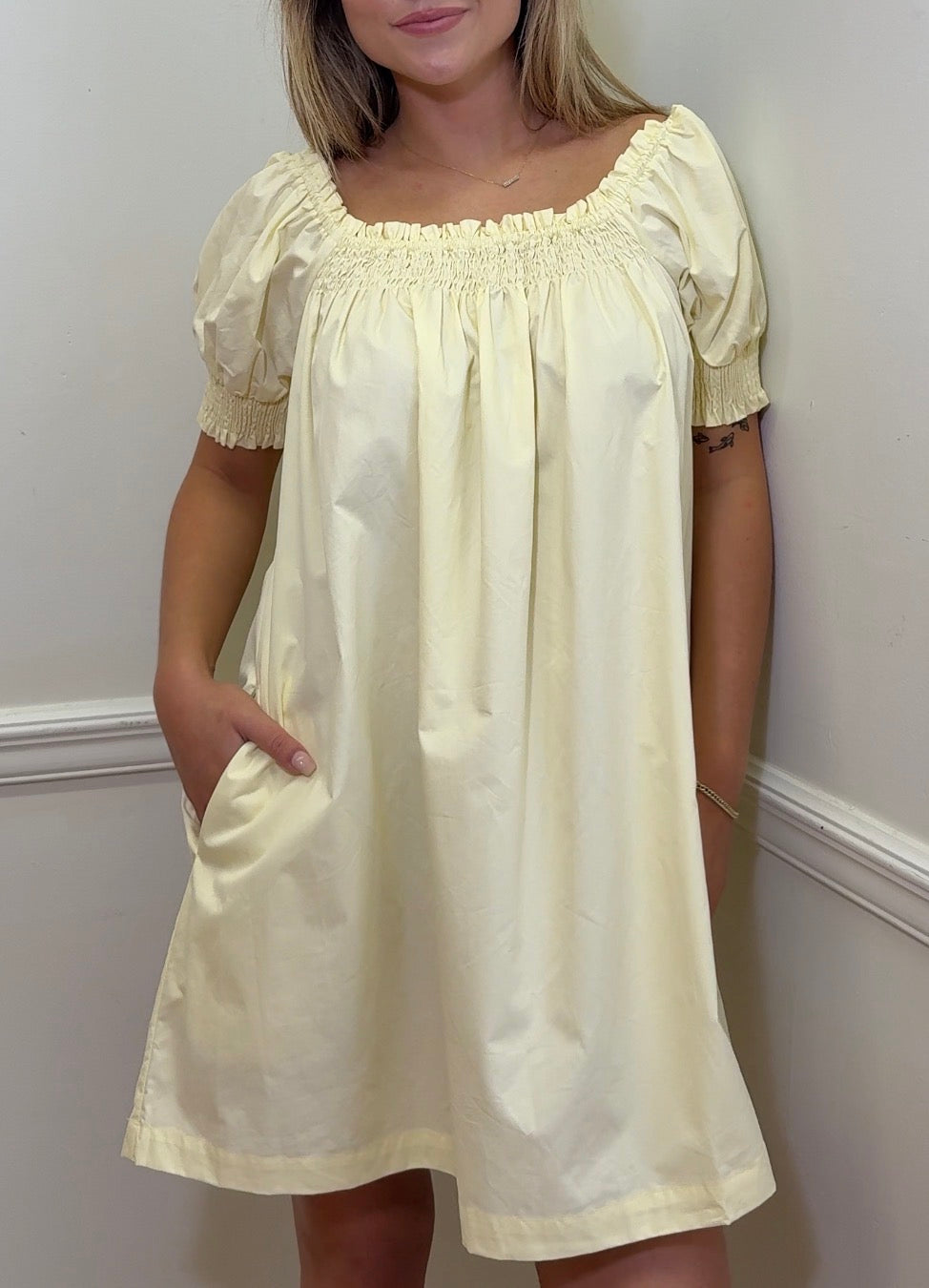 Butter Babydoll Dress 100% Cotton