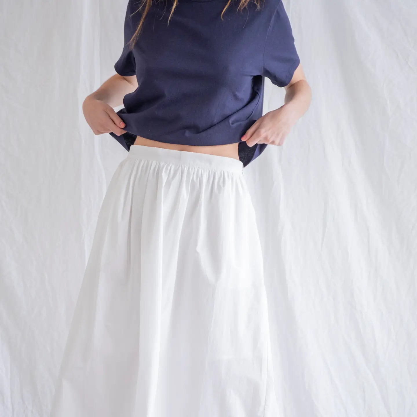 Maria White Skirt
