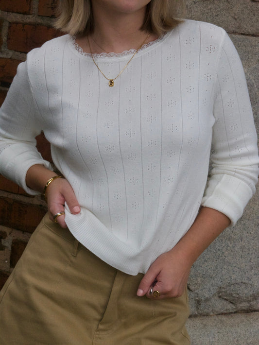 Selah White Long Sleeve