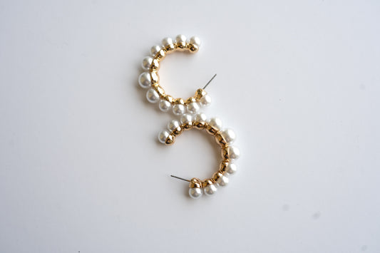 Pearl Hoops