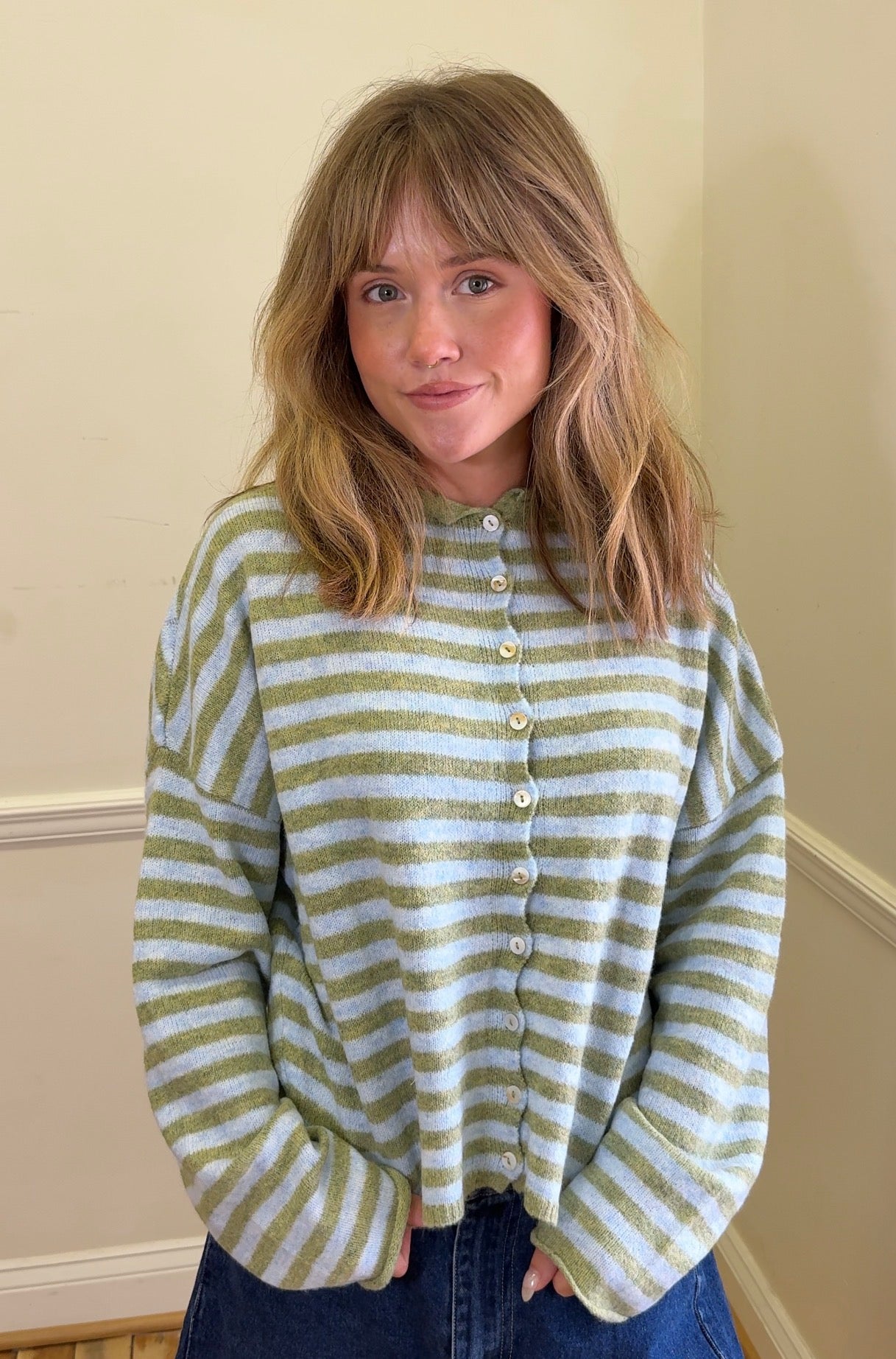 Piper Cardigan - Striped