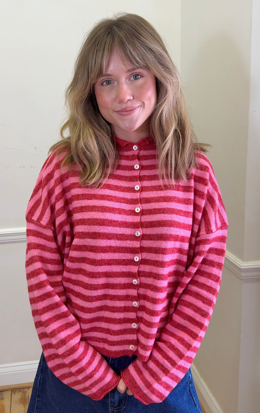 Piper Cardigan - Striped
