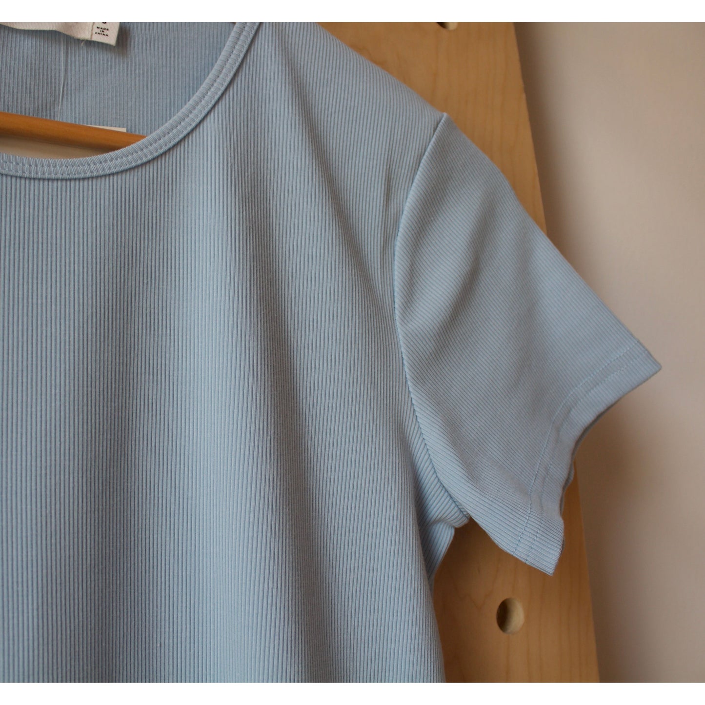 Soft Blue Basic Top