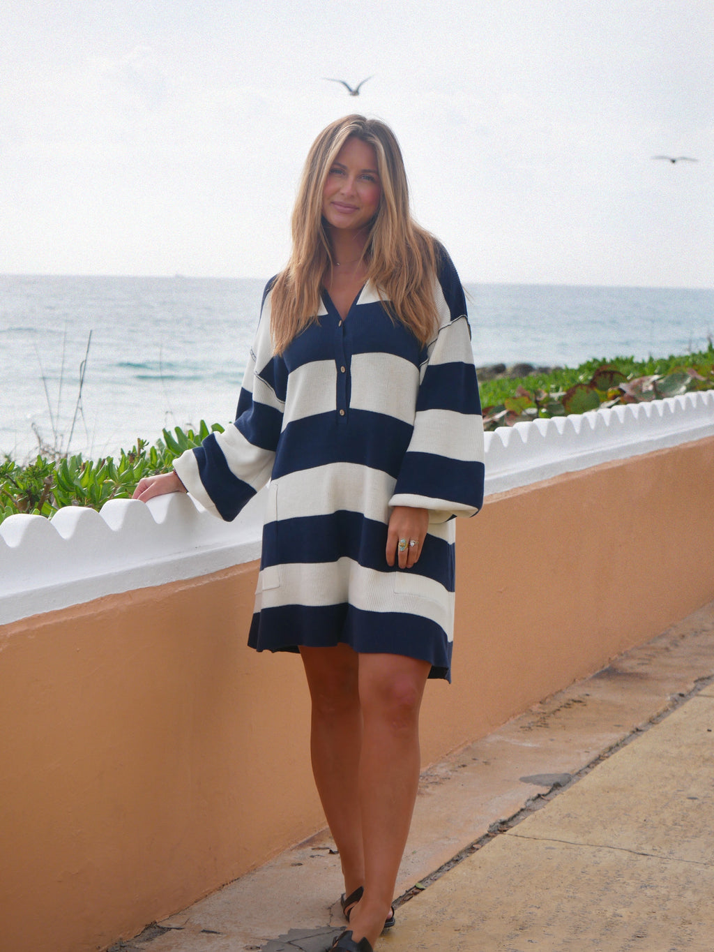 Navy Striped Jumper