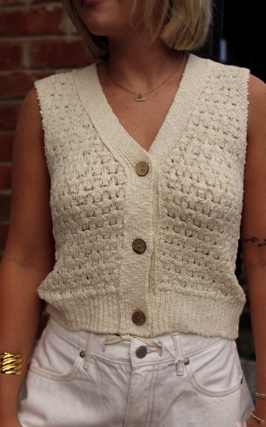 Knit vest