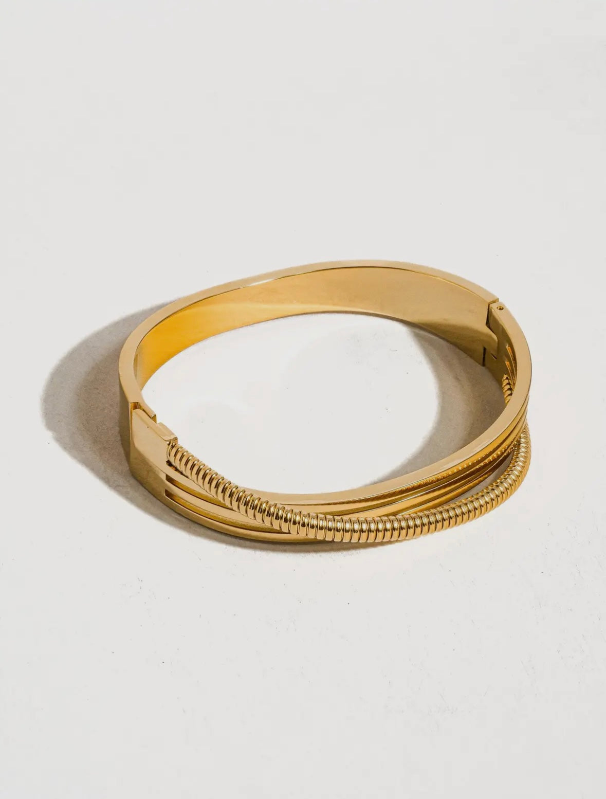 18k Gold-Dipped Bangle