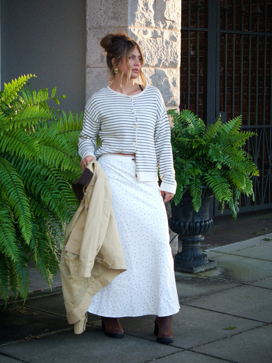 Polka dot skirt