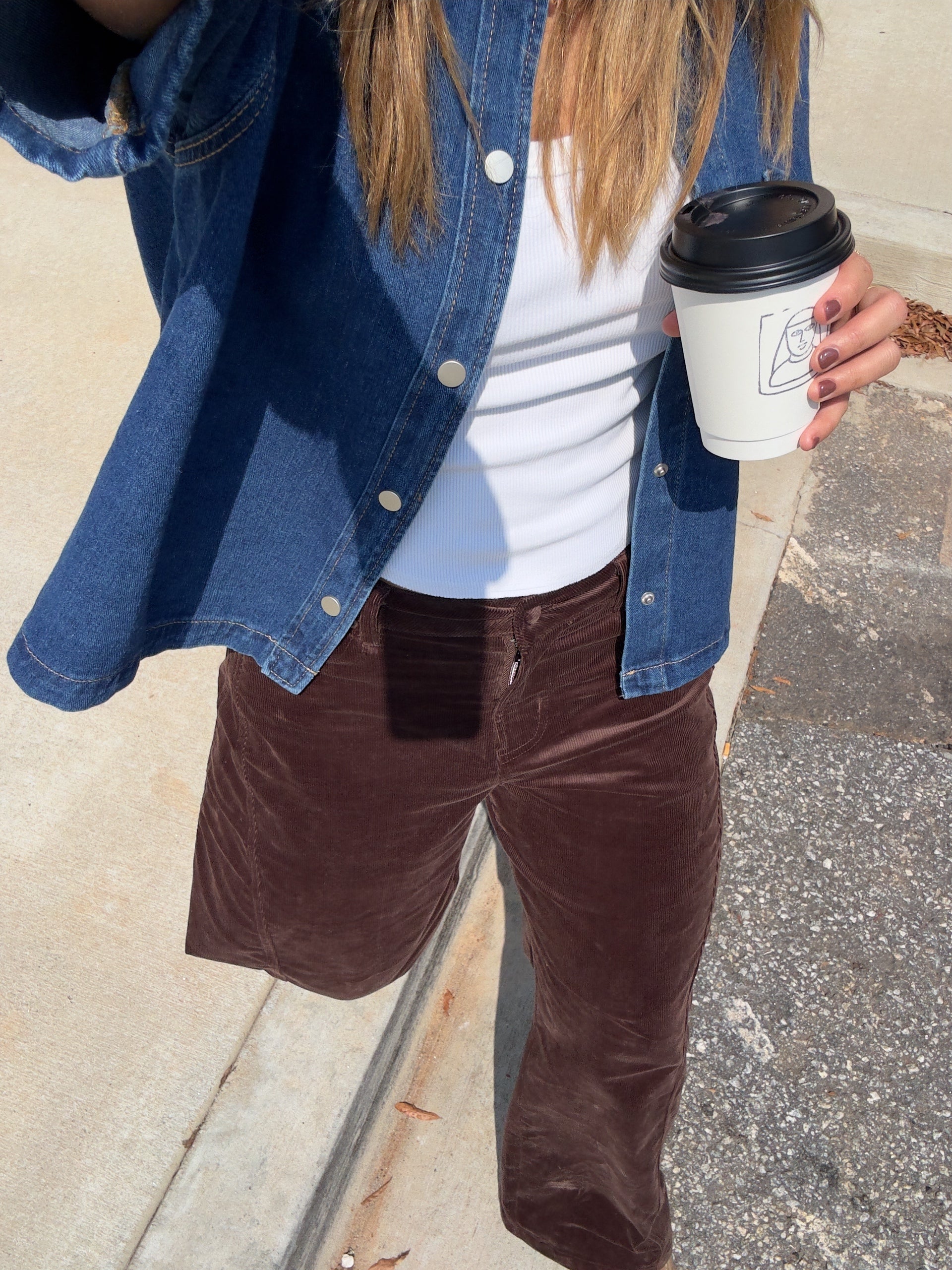 Corduroy Barrel Pants