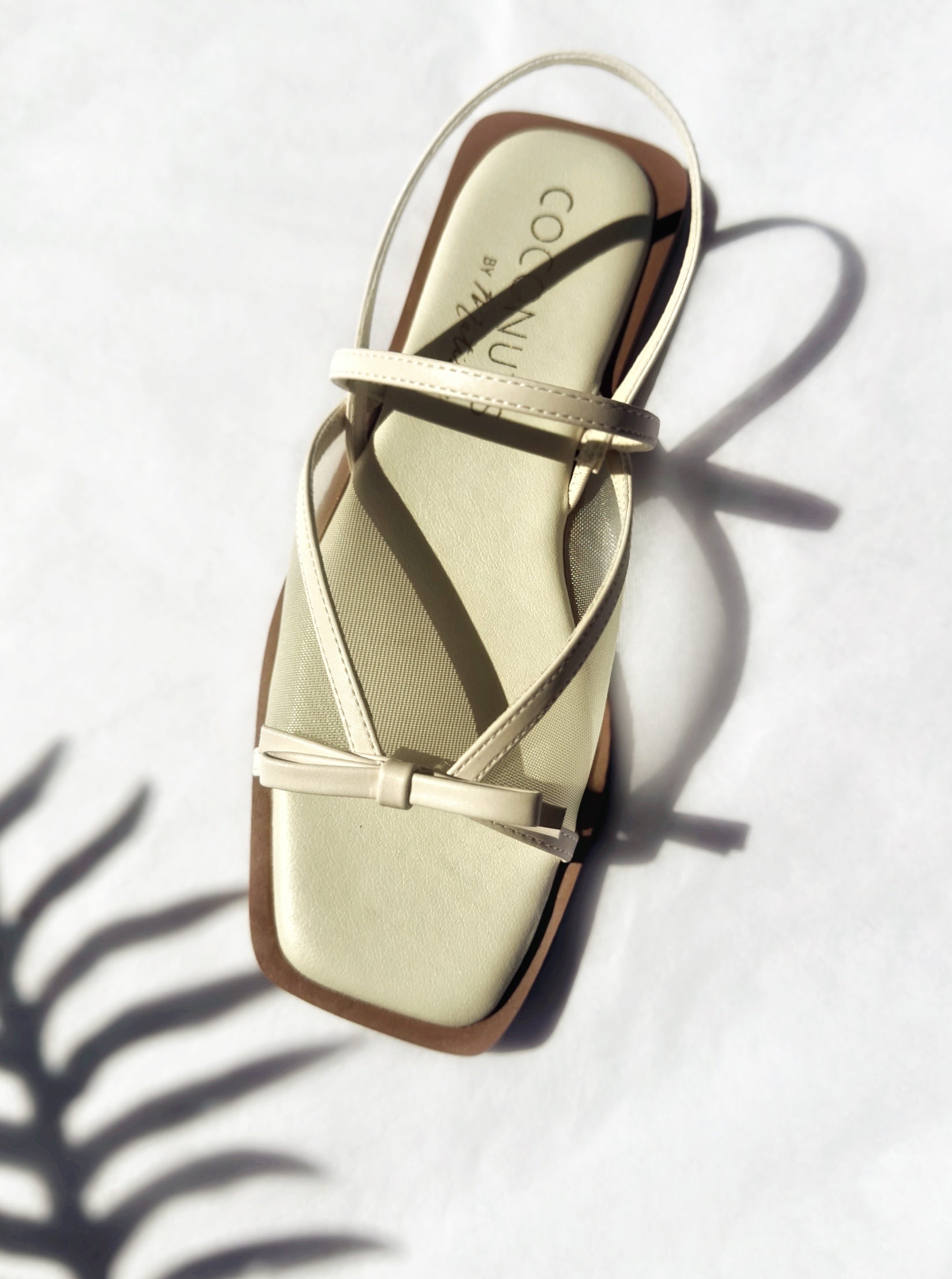 Collectique Carlie Open Toe Sandal shoes Collectique Ivory / 6