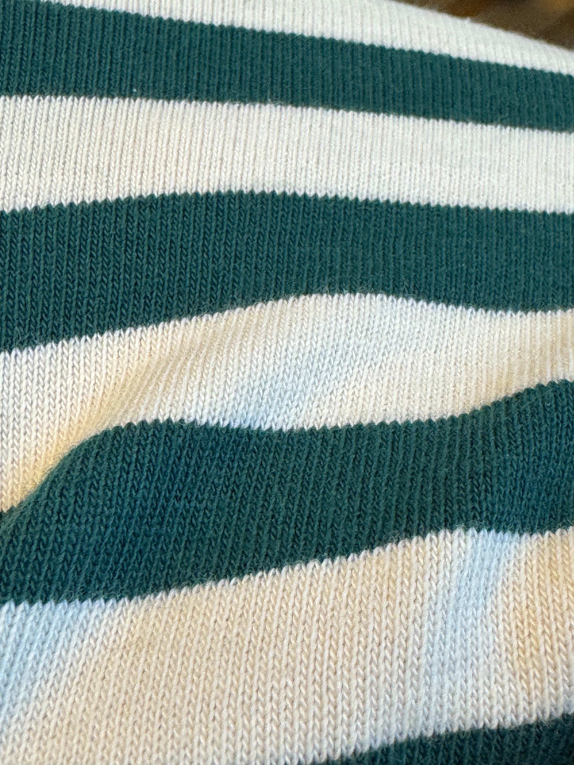 Green Striped Dad Tee