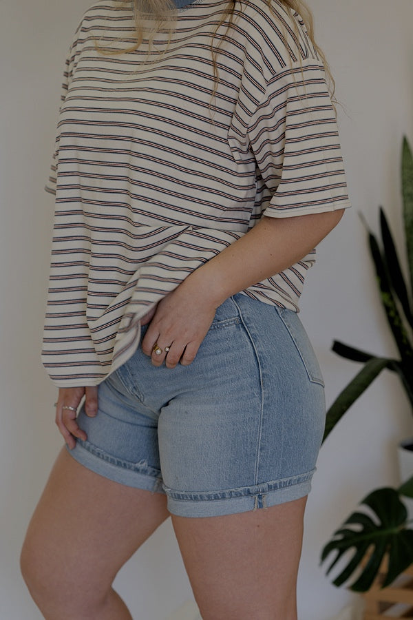 Collectique Midi Denim Shorts Shorts Collectique Large