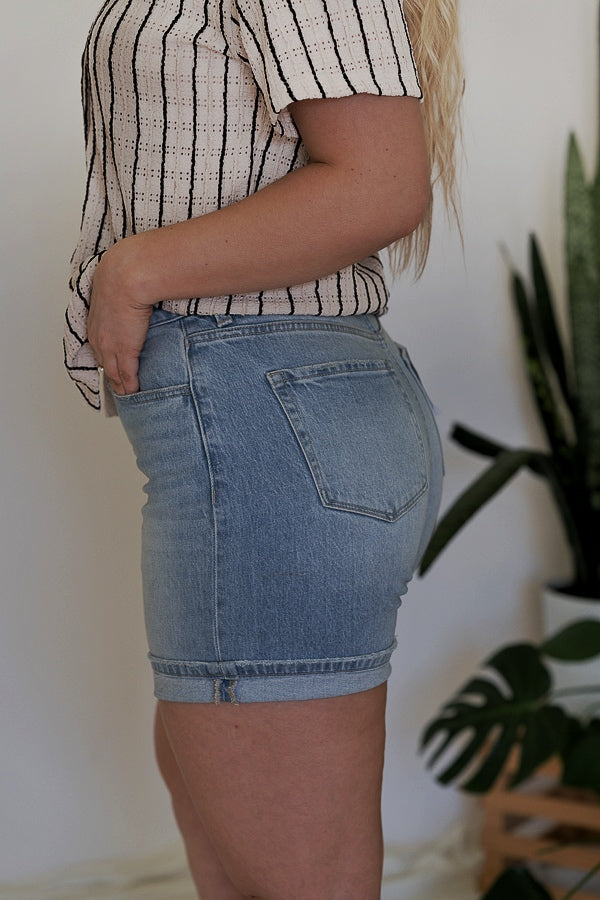 Collectique Midi Denim Shorts Shorts Collectique Large