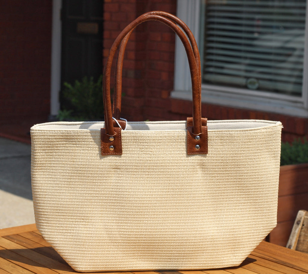 Collectique Large Woven Tote Bags Collectique Default Title