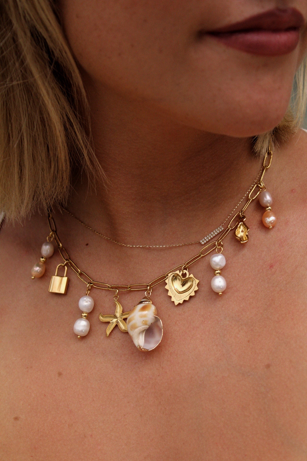 By The Sea Charm Necklace