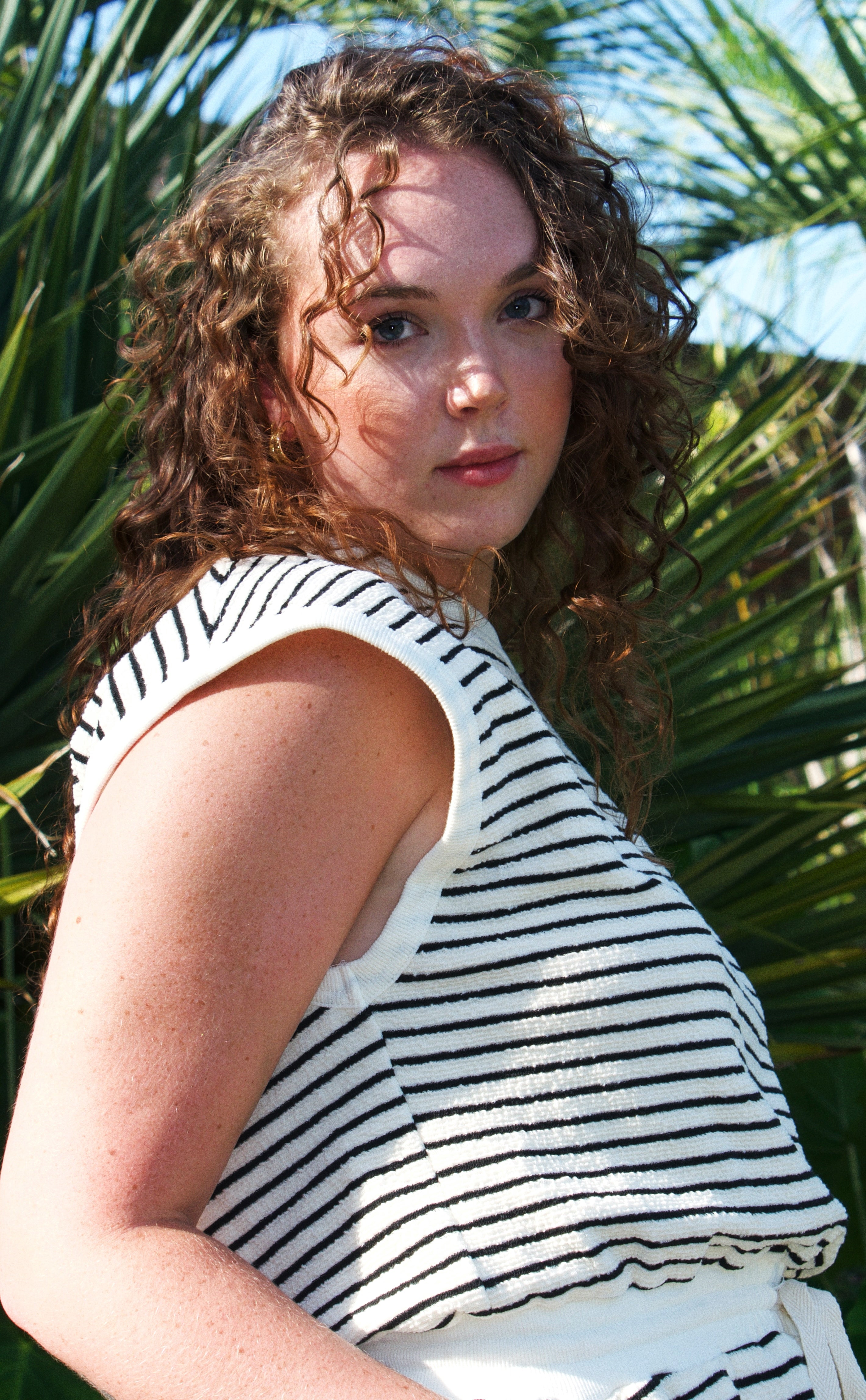 Collectique STRIPED ROMPER Shorts Collectique Small