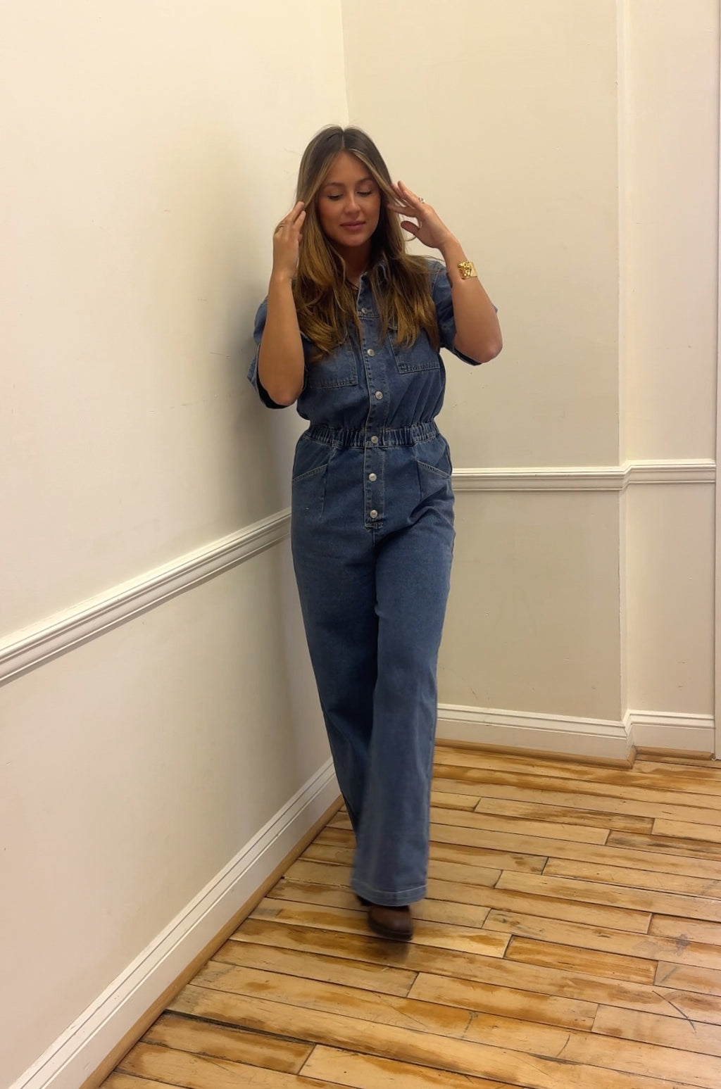 Bella denim Jumpsuit