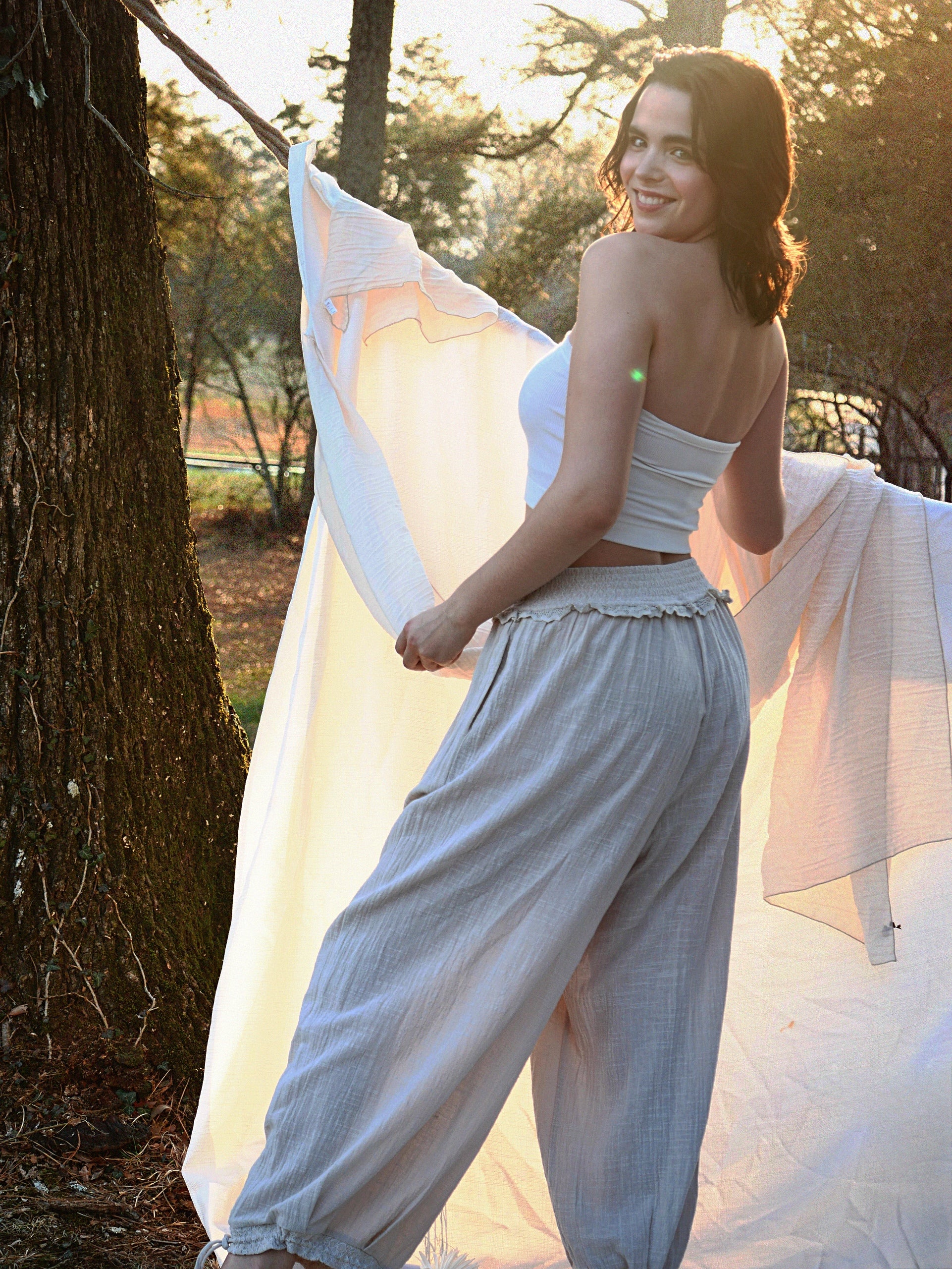 Margo Cotton Balloon Pants