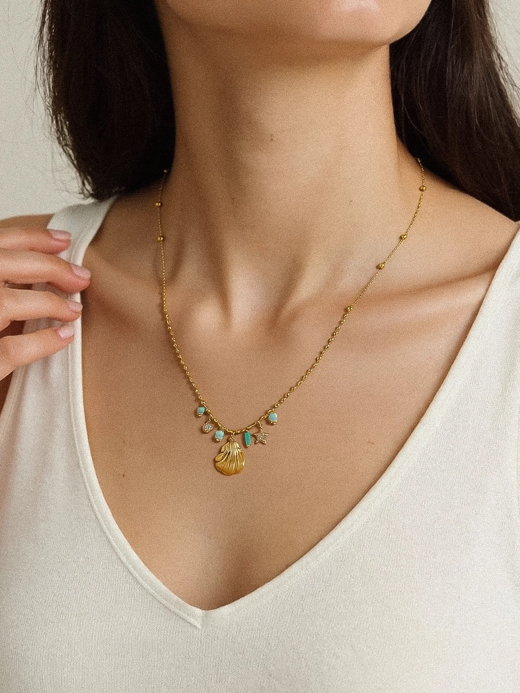 18K Non Tarnish Necklace - Collectique