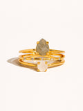 18K Gold Multi Stone  Ring