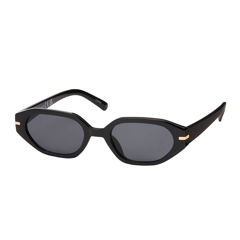 1151 - NEW - Rose Rectangle Vintage Sunglasses
