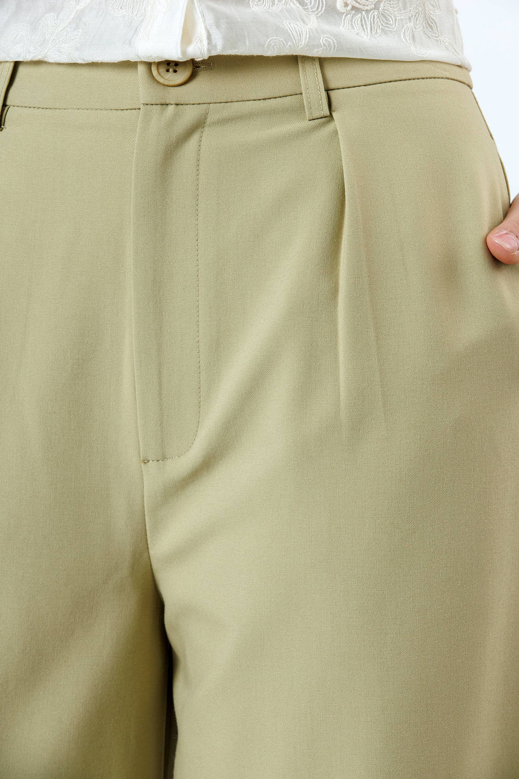 MELLIE GREEN TROUSER