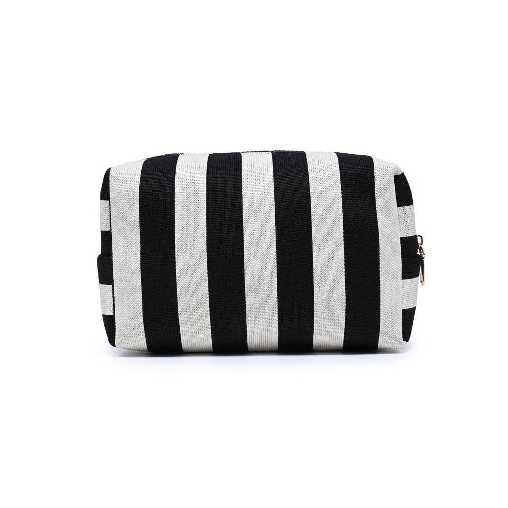 Essential Stripe Cosmetic & Travel Organizer Pouch