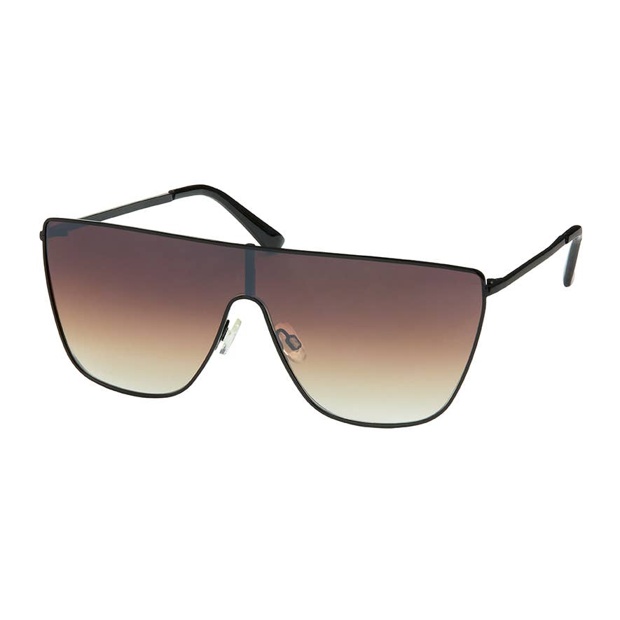 1235 - Jade- Single Lens Shield Sunglasses 3 Color Ways