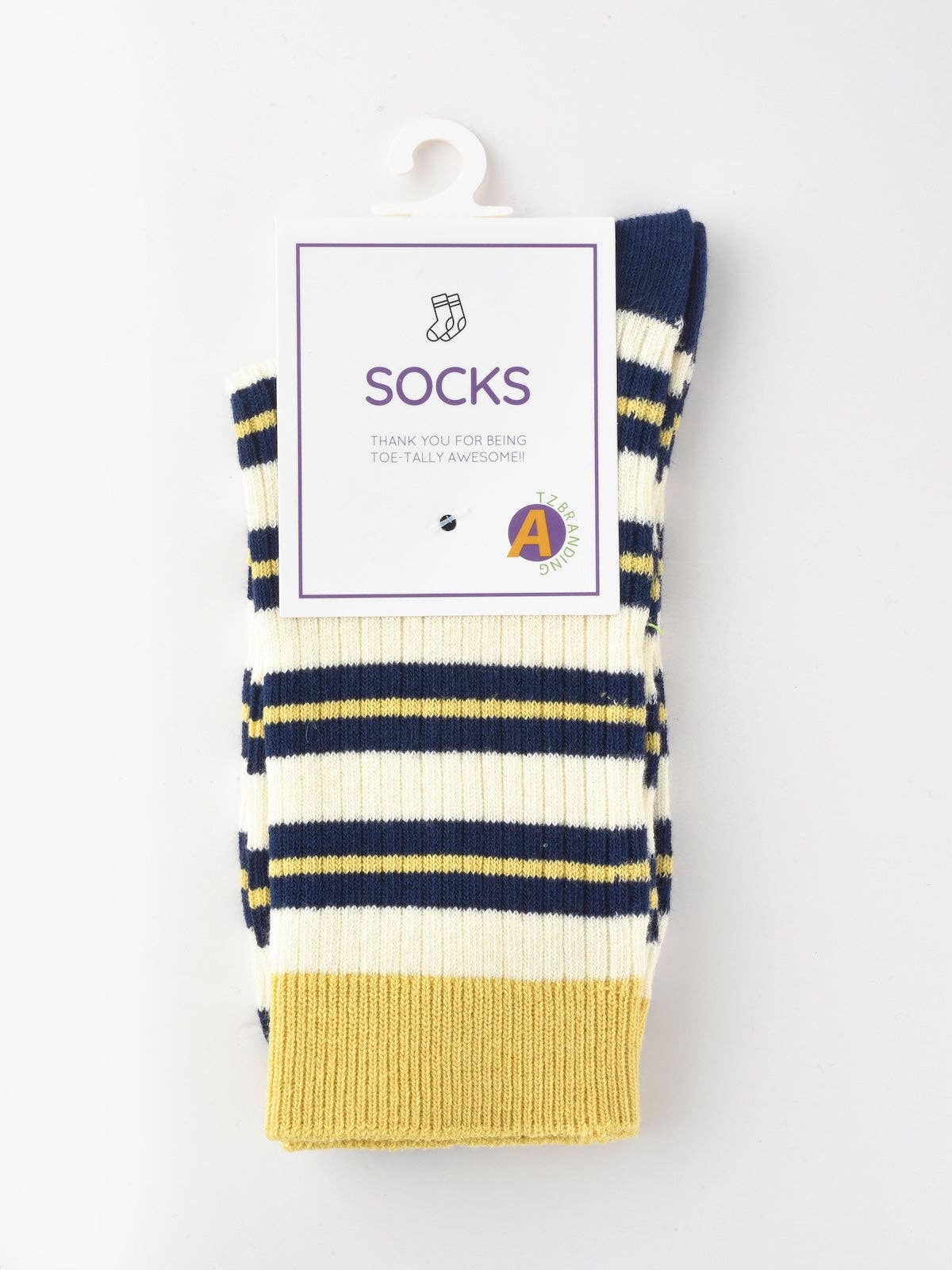 Rufia - Striped Women's Socks for Fall & Winter